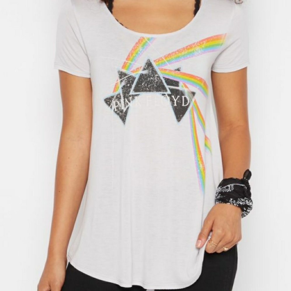 Pink Floyd Dark Side Prism Trail Band Tee